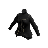 Goth Corseted Crop Top