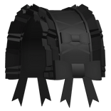 ♡ goth headdress with bows & lace in black