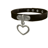 Goth Heart Chain Collar – Dark Aesthetic UGC