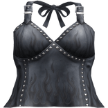Goth Leather Top