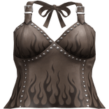 Goth Leather Top
