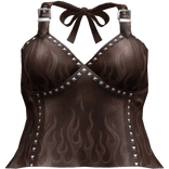 Goth Leather Top