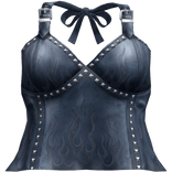 Goth Leather Top