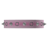 ☆ ꒰ goth pink spiky collar 