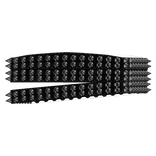 goth spiky messy belt top