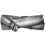 Goth White Face Belt Cover 