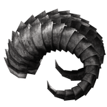 Goth White Goat Horns