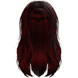 Goth Wicked Witch Vamp Wavy Hair (red)