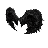 Gothic Angel Wings Roses Small