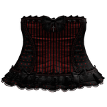 gothic babydoll polka dot front bow
