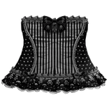 gothic babydoll polka dot front bow