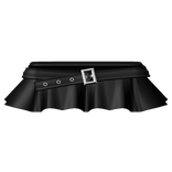 ┊♰ ꒱ gothic belt mini skirt ꒰black꒱3..0
