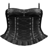 Gothic Black Spiky Cross Dress