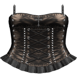 Gothic Brown Spiky Cross Dress