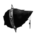 Gothic Bunny Cross Black Tail