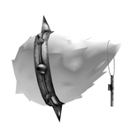 Gothic Bunny Cross White Tail