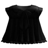 gothic collared babydoll dress 3.0 black