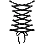 ┊♰ ꒱ gothic corset back piercing ꒰black꒱ 3.0