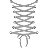 ┊♰ ꒱ gothic corset back piercing ꒰white꒱ 3.0