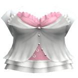 Gothic Corset Top (Light Pink)
