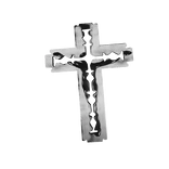 Gothic Cross Blade Mouth Charm