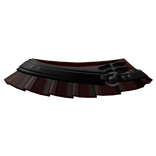 gothic dark red mini skirt & belt 3.0