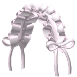 gothic doll ruffle lace headdress light pink