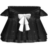 † ; gothic doll vamp ruffle dress bow black
