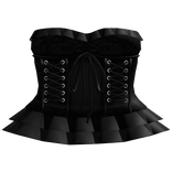 ♡ gothic dress black