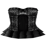 ♡ gothic dress silk