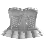 ♡ gothic dress white