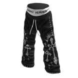 Gothic Emo Baggy Cross Pants