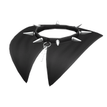 gothic emo black spiked collar