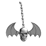 Gothic Emo Head-Pendent (Left)