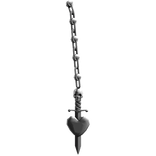 Gothic Emo Head-Pendent V2 (Left)