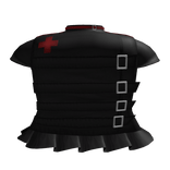 Gothic Emo Moe Nurse Dress [Black & Red]