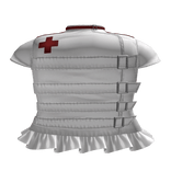 Gothic Emo Moe Nurse Dress [White & Red]