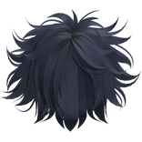 Gothic Emo vkei Hair Short ver. (Dark Blue)