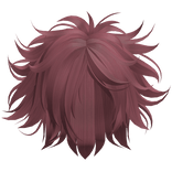 Gothic Emo vkei Hair Short ver. (Dark Pink)