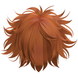 Gothic Emo vkei Hair Short ver. (Ginger)