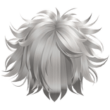 Gothic Emo vkei Hair Short ver. (Silver)