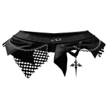 gothic evade mini skirt belt 3.0 black