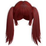 Gothic Flared Pigtails (Red)