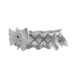✿ ‧ Gothic Flower Choker White
