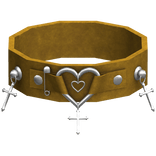 ⛧ Gothic Gold Heart Cross Choker (3.0) 