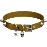 ⛧ Gothic Gold Skull Spiked Choker (3.0)