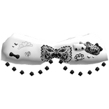 gothic gyaru charm scene black gem agejo fur shawl