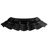 ┊♰ ꒱ gothic harness studded mini skirt 3.0 ꒰black꒱