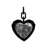 gothic heart keychain