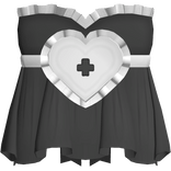 Gothic Imp Nurse Dress in Black